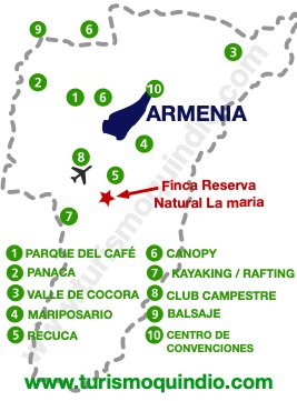 bbicacion Finca Reserva Natural La Maria